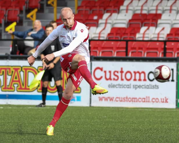 Neal Bishop playing for Boro in the 2020-21 season

Photo by Morgan Exley