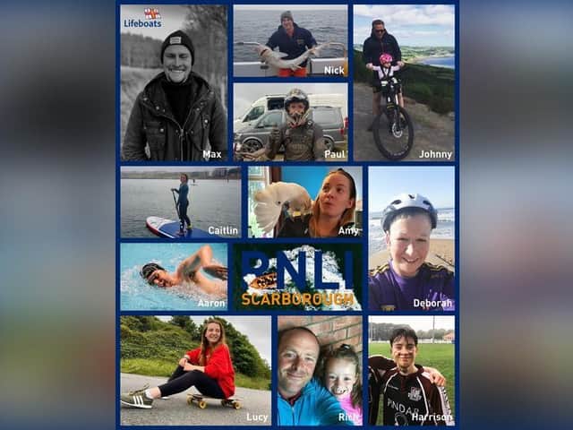 The new Scarborough Lifeboat crew members