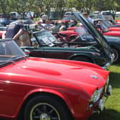 On Saturday, July 3, around 50 classic Triumph cars will arrive at the Headlands Restaurant for the start of a 400-mile run. Photo submitted