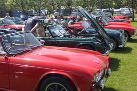 On Saturday, July 3, around 50 classic Triumph cars will arrive at the Headlands Restaurant for the start of a 400-mile run. Photo submitted