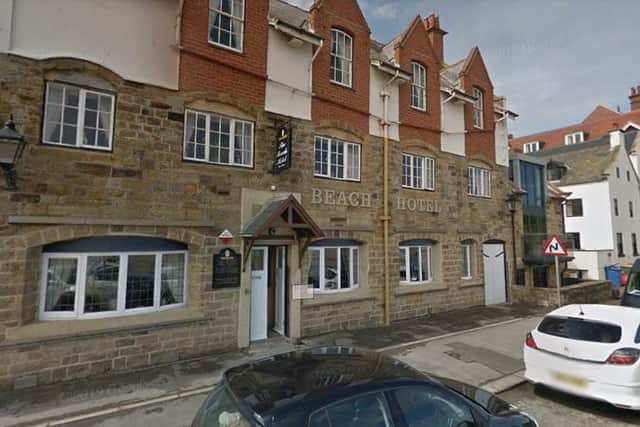 The Beach Hotel, Sandsend.
picture: Google images