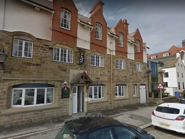 The Beach Hotel, Sandsend.
picture: Google images
