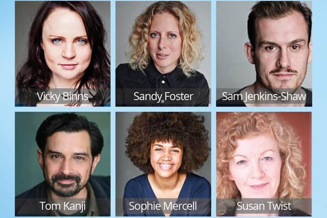 Rehearsals are under way for Home, I'm Darling which opens at the Stephen Joseph Theatre in July