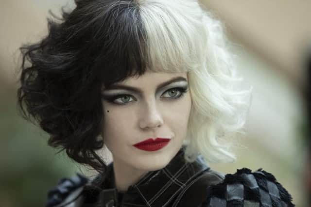Emma Stone as Cruella.
