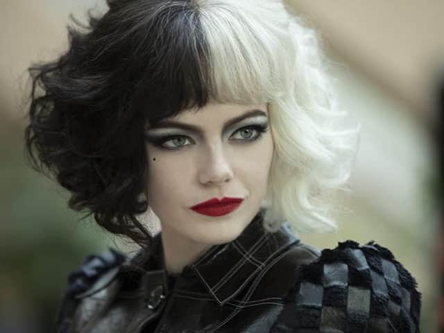 Emma Stone as Cruella.