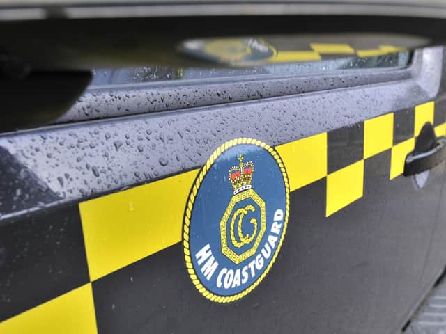 Coastguards were called out yesterday afternoon.