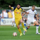 Jono Greening in action for Tadcaster Albion in 2016