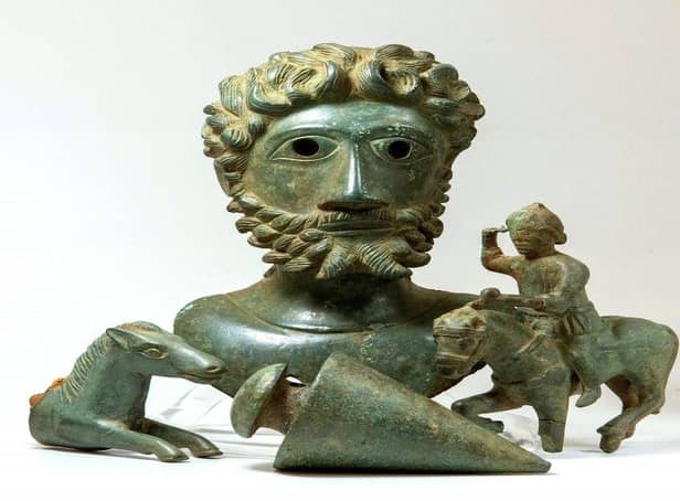 The incredible Roman bronzes discovered in a Ryedale field. (Photo: Hansons)