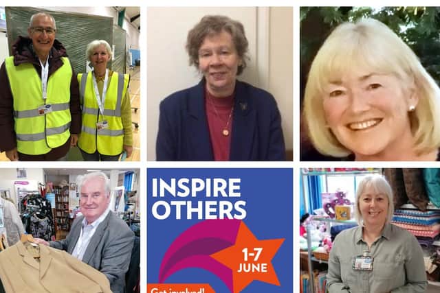 Some of Saint Catherine's Hospice volunteers