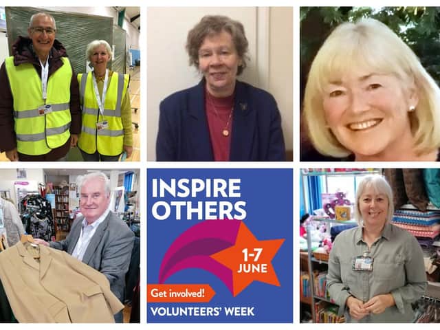 Some of Saint Catherine's Hospice volunteers