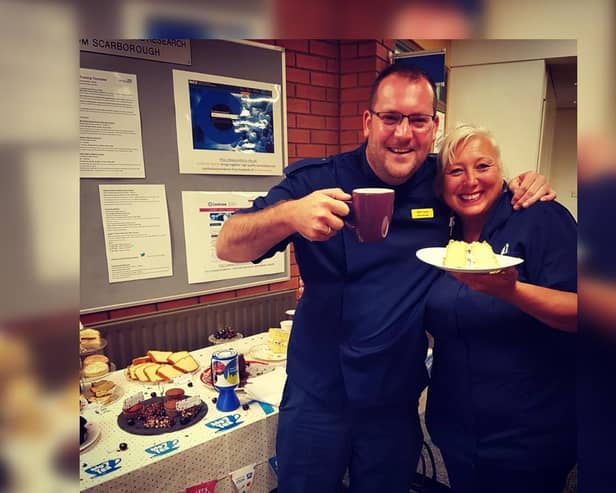 Staff at Scarborough Hospital celebrate the first NHS Big Tea for the NHS’ 70th Birthday in 2018