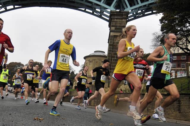 The 2015 event passing under the Spa Bridge. Picture: JPI Media/ Andrew Higgins