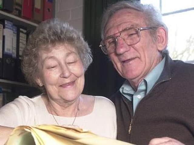 Boro legend Colin Appleton, right, pictured with his wife Sheila in 2004, has sadly passed away at the age of 85