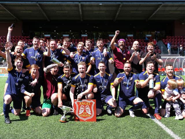 Angel won the Challenge Cup final against Traf
Photo by Richard Ponter