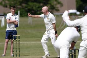 Heslerton bowler Paul Kinghorn appeals unsuccessfully for an LBW decision against Sewerby

PHOTO BY RICHARD PONTER