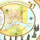 The mural would show how to find the maritime sculptures around Whitby.