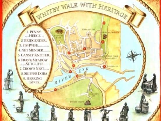 The mural would show how to find the maritime sculptures around Whitby.