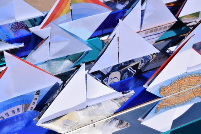 The ‘Thousand Ships’ collective artwork project will see locals create 1,000 origami ships as part of the project at six venues. Photo submitted