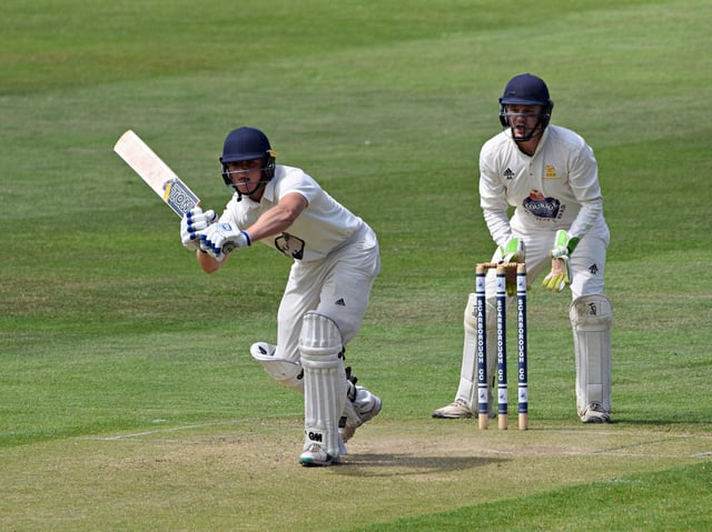 Ed Hopper shone with bat and ball in Scarborough 2nds' loss at home to Pocklington
Photo by Simon Dobson