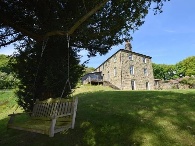 The country house in its elevated, rural setting