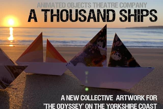 The ‘Thousand Ships’ collective artwork project will see locals create 1,000 origami ships as part of the project at six venues. Photo submitted