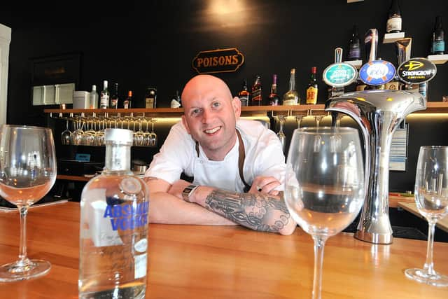 Rob Clark inside his restaurant. Picture: JPI Media/ Richard Ponter