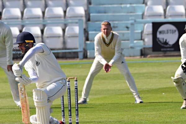 Oliver Stephenson in action for Scarborough CC

Photo by Simon Dobson