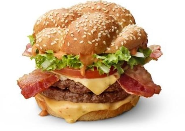 McDonald’s new BBQ Bacon Stack burger.