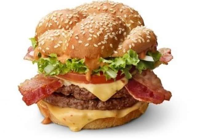 McDonald’s new BBQ Bacon Stack burger.