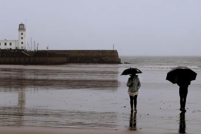 Wet weather in Scarborough. Picture: JPI Media/ Richard Ponter