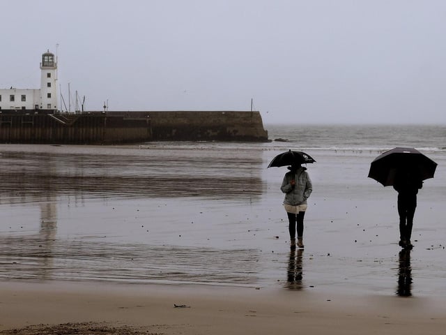 Wet weather in Scarborough. Picture: JPI Media/ Richard Ponter