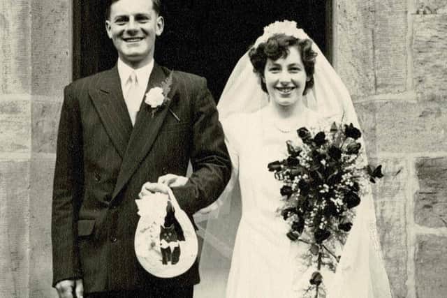 Ken and Betty’s original wedding photo from 1951.