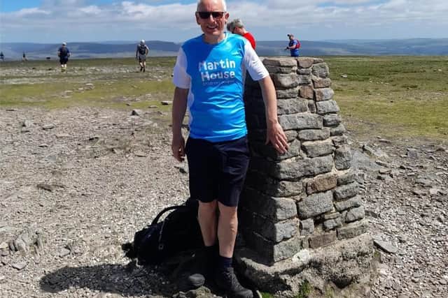 Robert at one of the peaks