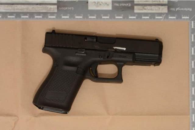 Police seized a Glock semi-automatic pistol from Paul Shepherd's Leeds home. (Photo: NCA)