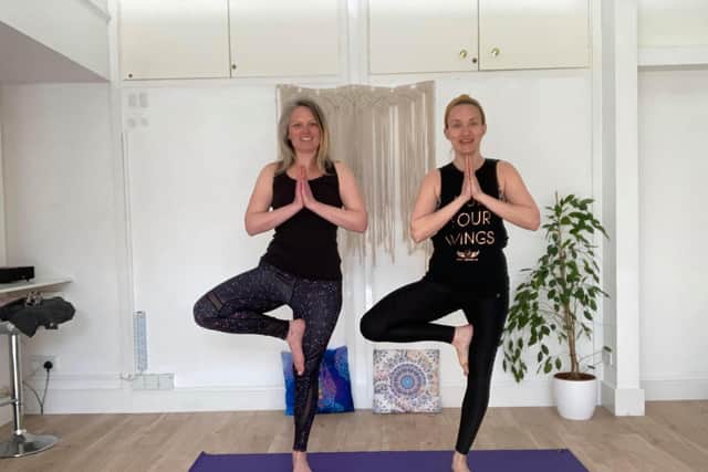 Fran Kitson and Becky Hildreth of BeYoga Studio in Scarborough