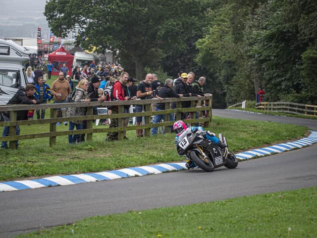 Barry Sheene Festival action from 2019
Supplied by Oliver's Mount TwoFourThree Road Racing Association
Photo taken by John Margetts,