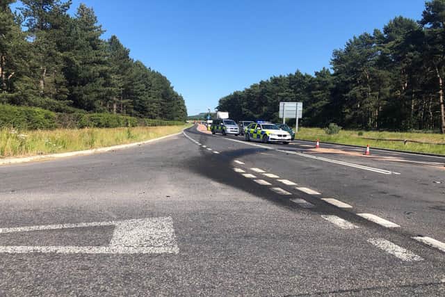 Police say the scene may take some time to clear. Picture: North Yorkshire Police