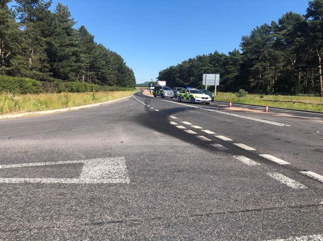 Police say the scene may take some time to clear. Picture: North Yorkshire Police