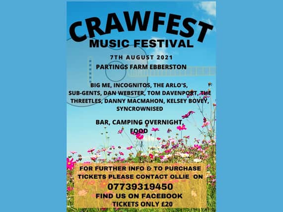 The Crawfest poster.