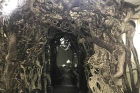 Visitors can immerse themselves in this layered paper-based installation which draws inspiration from the gardens and heritage of Sewerby Hall and Gardens.