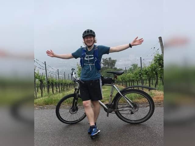 James Robertson will cycle 150 miles to raise funds for St Catherine's Hospice