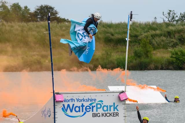 Rocco Burbidge officially opens North Yorkshire Water Park