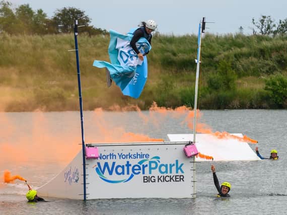 Rocco Burbidge officially opens North Yorkshire Water Park