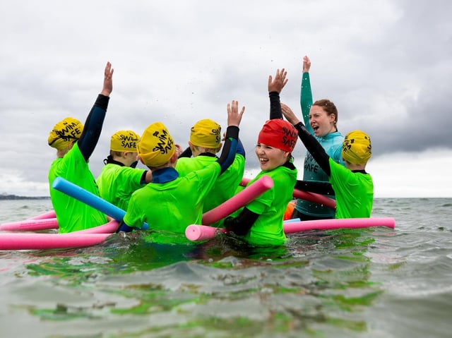 Children are being encouraged to take part in the free sessions: Picture Credits:
RNLI/Erik Woolcott and RNLI/Nathan Williams