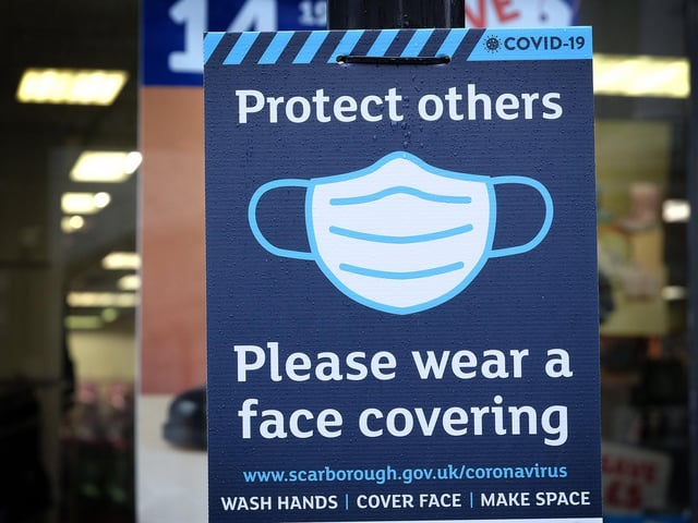 Scarborough’s seven day infection rate per 100,000 now stands at 94.