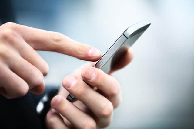 Stock image of mobile phone. JPI Media