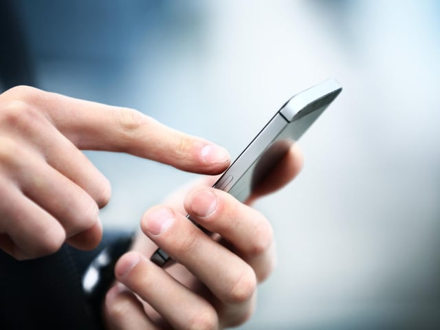 Stock image of mobile phone. JPI Media