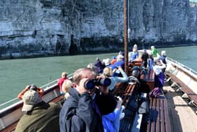 Seabird cruises aboard the Yorkshire Belle are popular with visitors to RSPB Bempton Cliffs. Picture by Simon Hulme