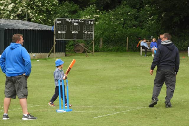 The Under-Nines festival action kicked off the Wykeham CC Festival weekend.