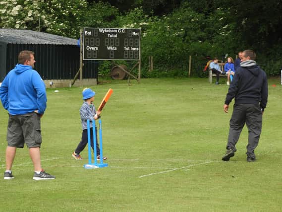 The Under-Nines festival action kicked off the Wykeham CC Festival weekend.